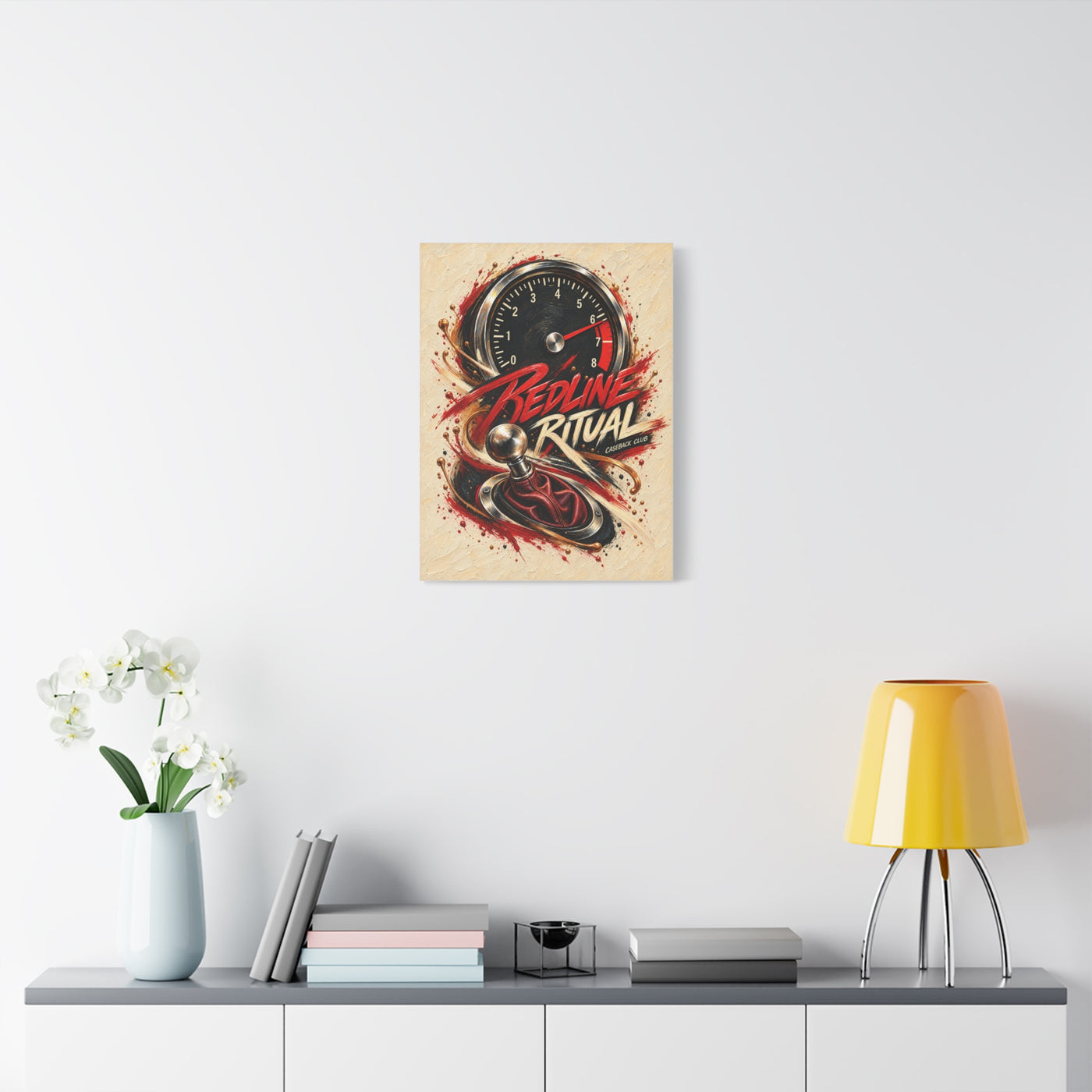 Redline Ritual — Matte Canvas