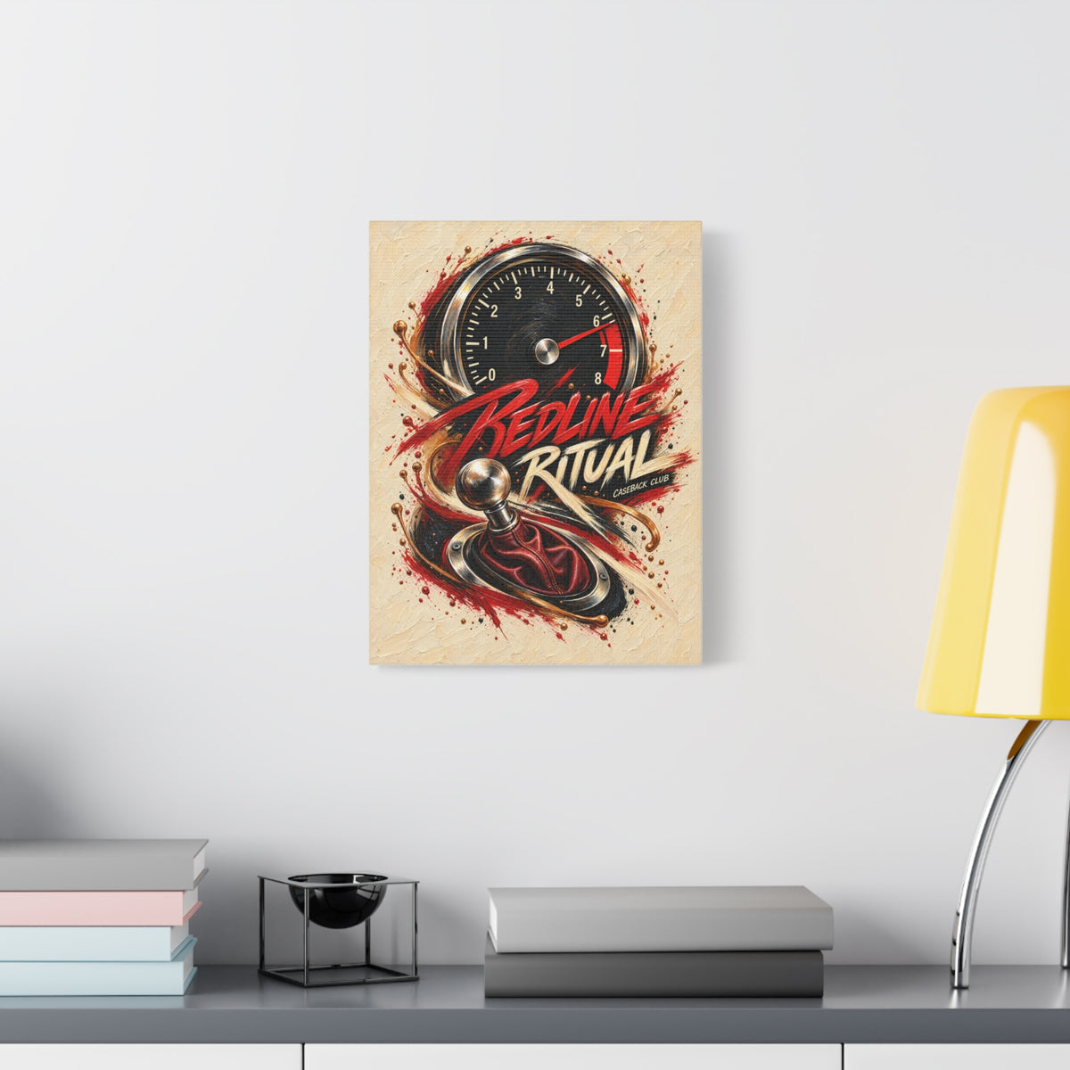 Redline Ritual — Matte Canvas