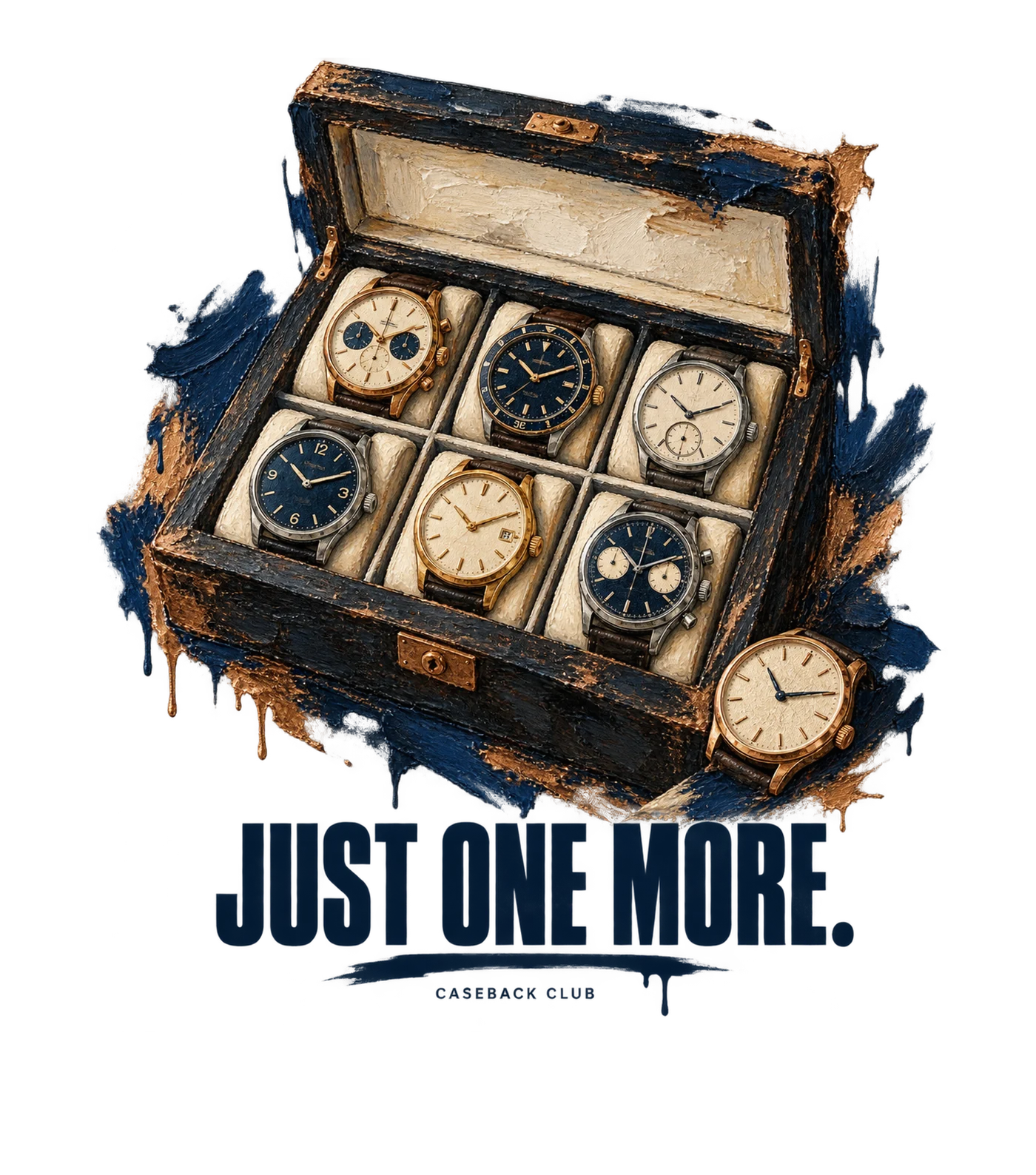 Watch collection painting: Just one more